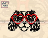 Cavalier King Charles Spaniel lover clipart