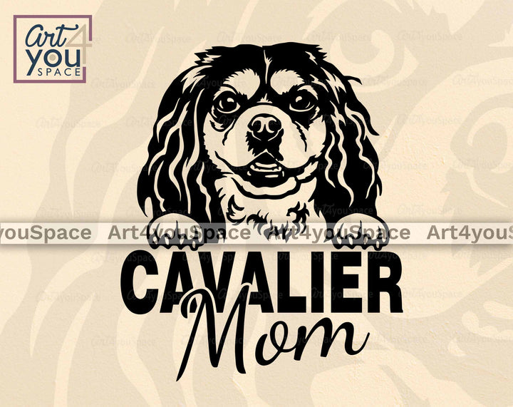 cavalier mom svg