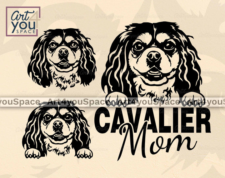Cavalier King Charles Spaniel svg files