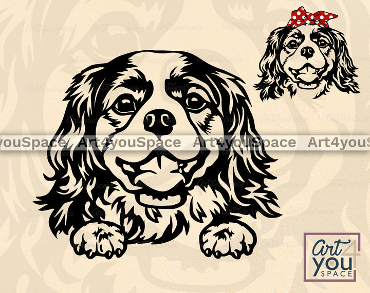 Cavalier King Charles Spaniel svg