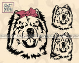 Chow Chow head svg 