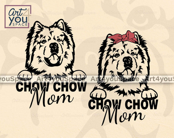 Chow Chow mom