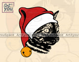 Christmas Cat DXF