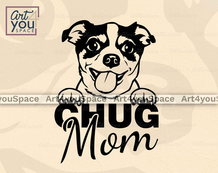 Chug mom SVG