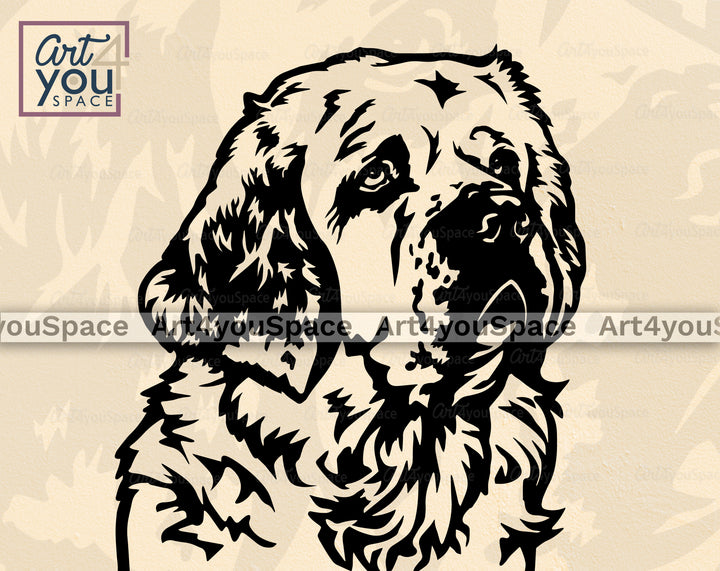 Clumber Spaniel Cricut