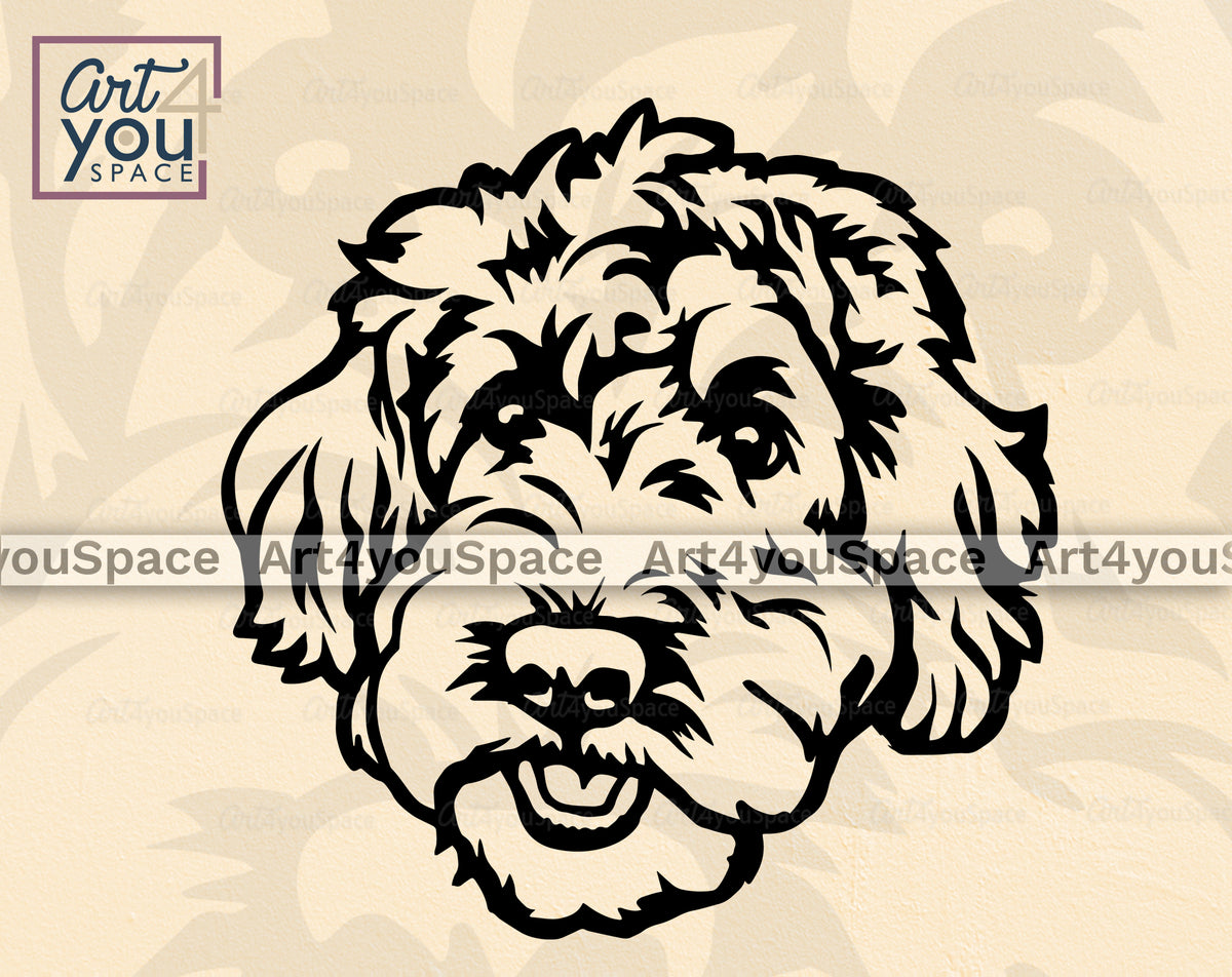 Buy Cockapoo SVG, DXF, PNG – Art4youSpace