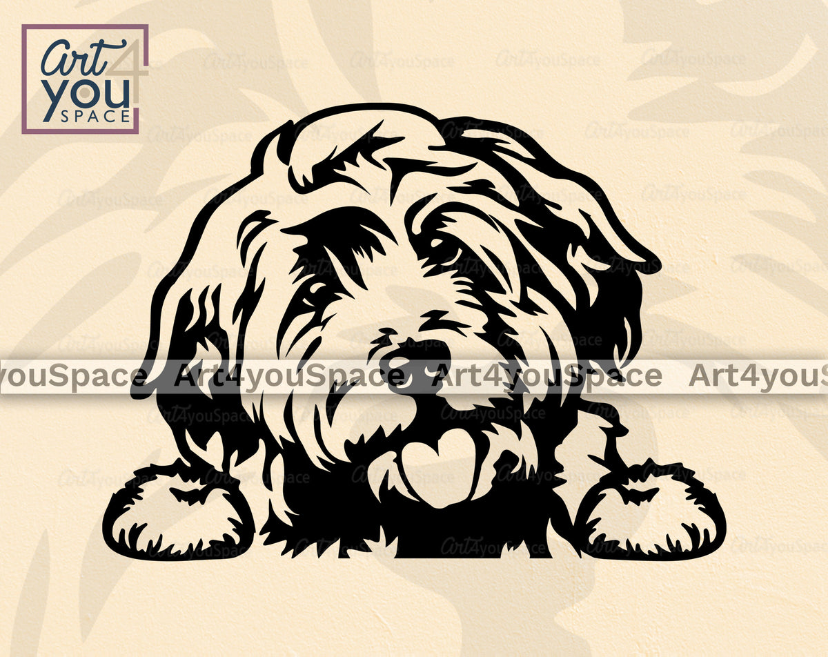 Buy Cute Cockapoo Dog SVG, DXF, PNG – Art4youSpace