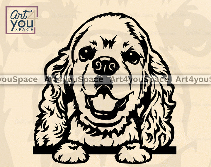 American Cocker Spaniel Art