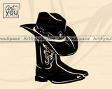 Cowboy Boot Hat _PNG