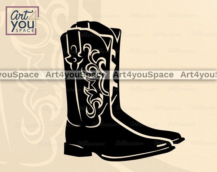 Cowboy Boot _DXF