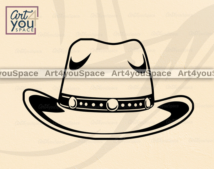 Cowboy Hat_DXF 
