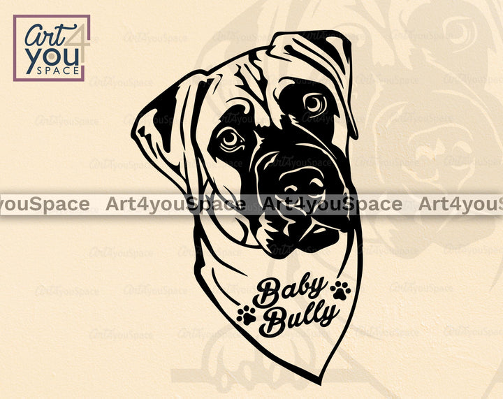 bully dog svg