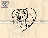 dachshund lover svg