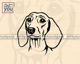 miniature dachshund svg