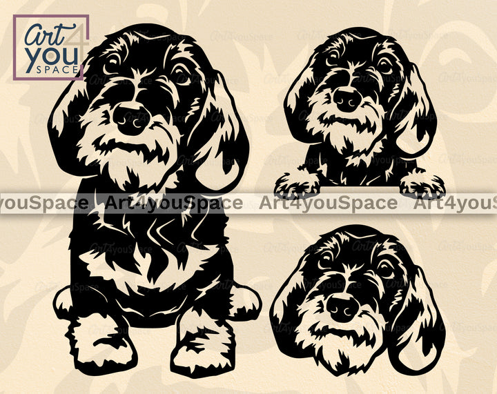 Dachshund_wirehaired_svg