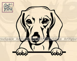 Smooth Dachshund DXF