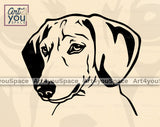 Smooth Dachshund Art