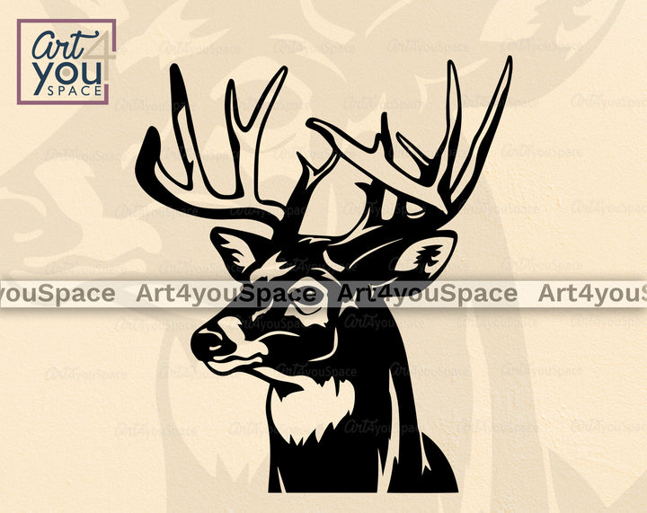 Deer Laser Cut Vector