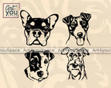 dog face svg bundle