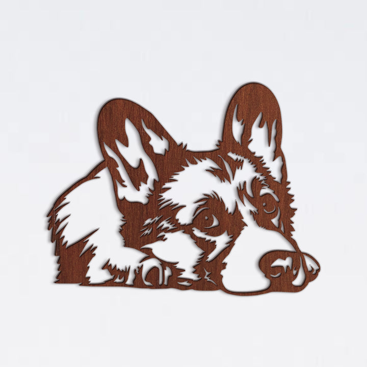 Pembroke Welsh Corgi lying Vector