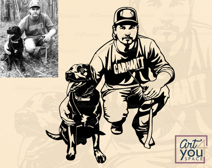 Personalized Design, Digital Custom Pet Portrait SVG