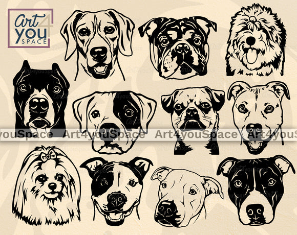 Dogs  SVG Bundle