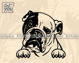 English Bulldog With Bandana Cricut
