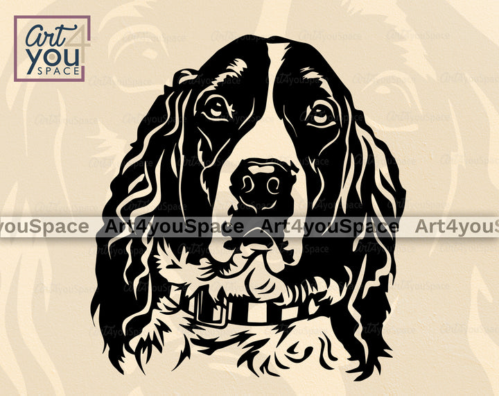 English Springer Spaniel DXF