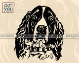 English Springer Spaniel DXF