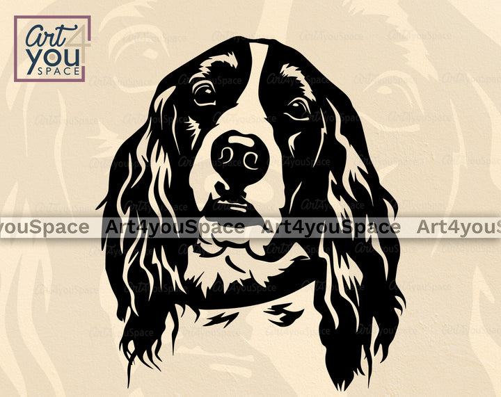 English Springer Spaniel Cricut