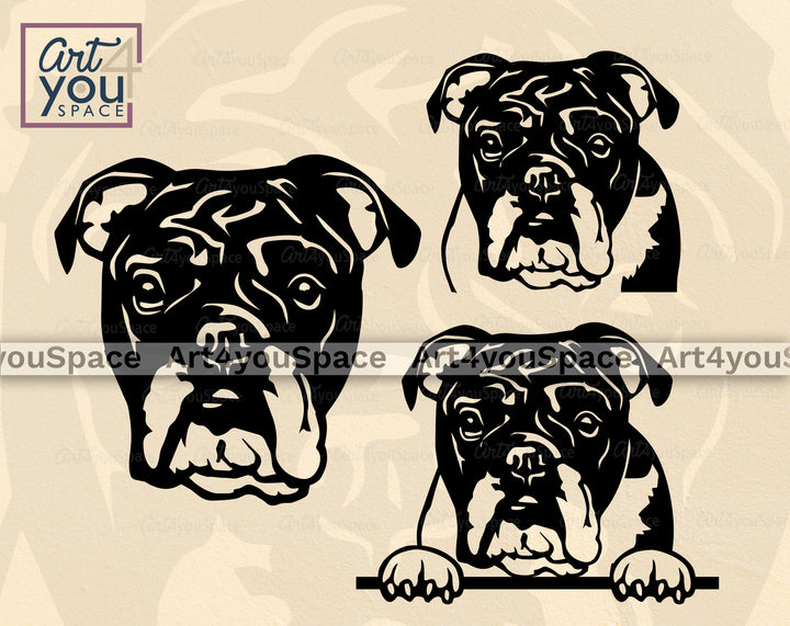 English Bulldog svg