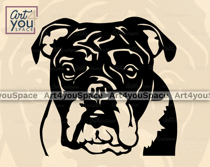 English Bulldog vector