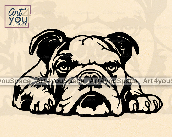 English Bulldog SVG