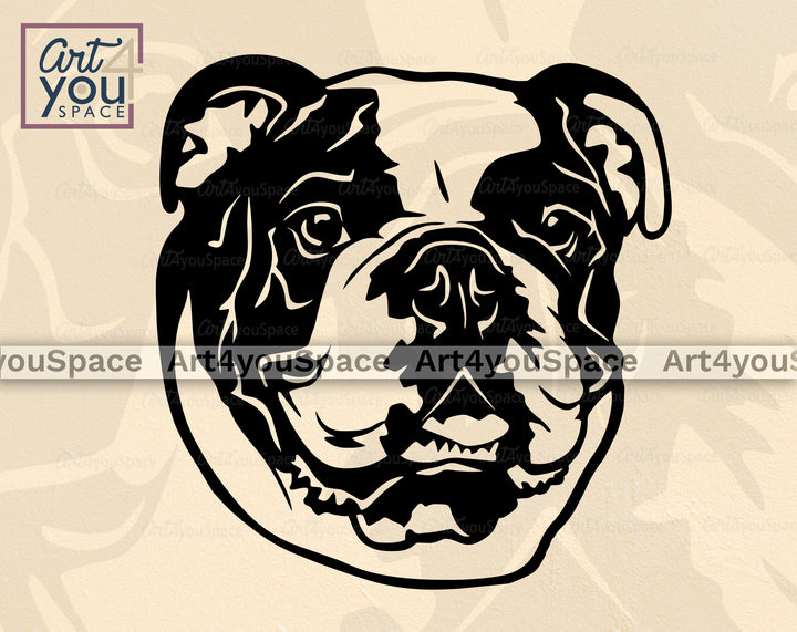 English Bulldog DXF