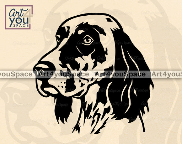 English Setter SVG