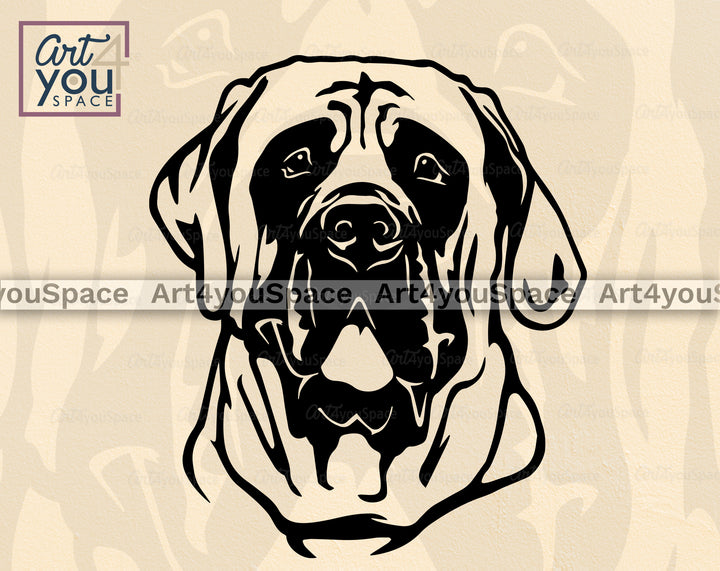 English Mastiff DXF