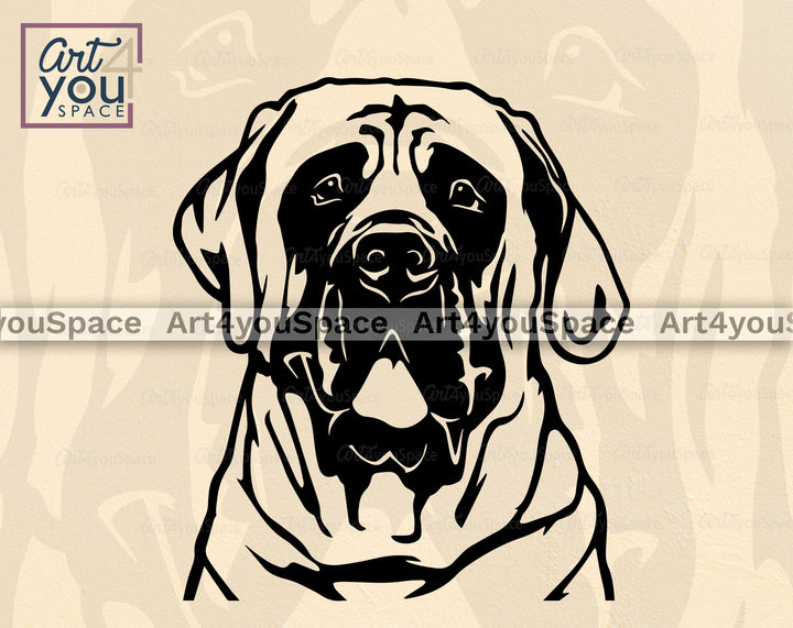 English Mastiff  Clipart