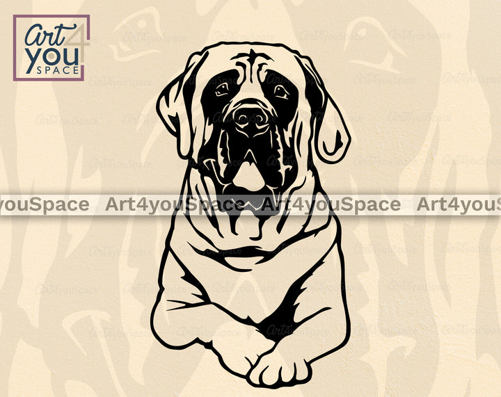 English Mastiff Cricut