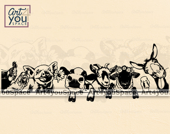 Farm Animals SVG