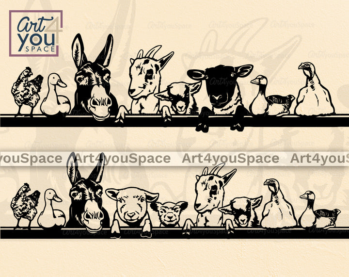 Farm Animals  SVG