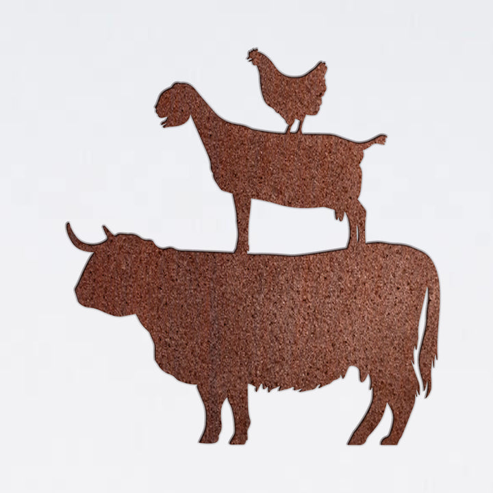 farm animals laser cut file