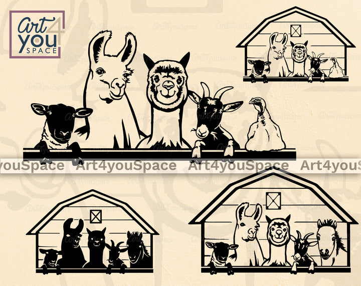 Farm Animals SVG