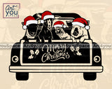 Christmas Truck DXF