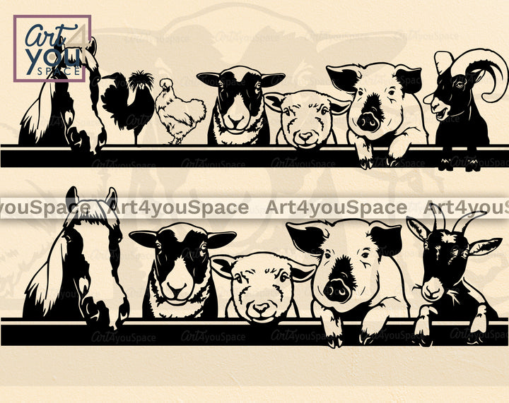 Farm Animals SVG