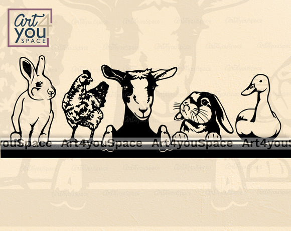 Farm Animals SVG