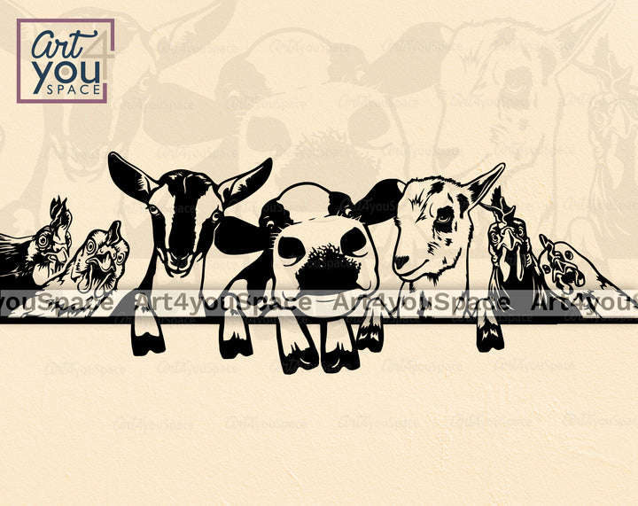 Farm Animals SVG