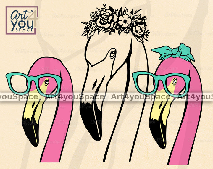 Flamingo SVG