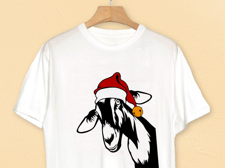 goat santa hat svg