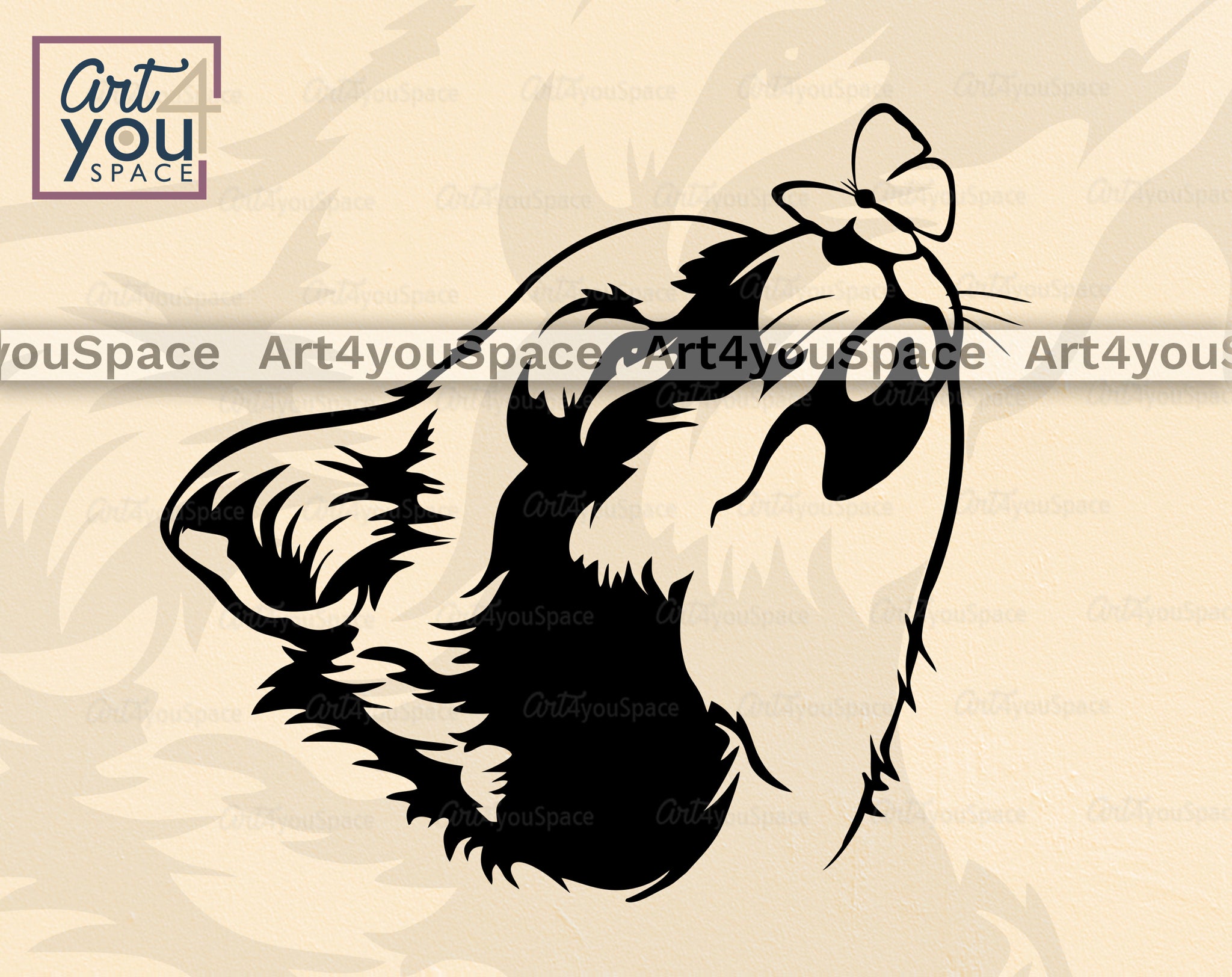 Hunting Fox - Wildlife Predators - Animal Stencils SVG File