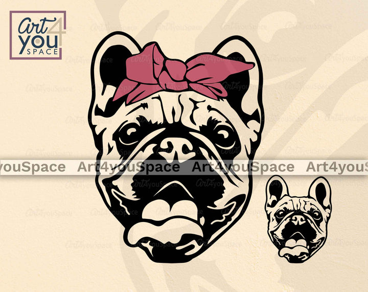 French Bulldog svg file